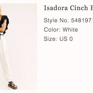 Free People Isadora Cinch Pants
